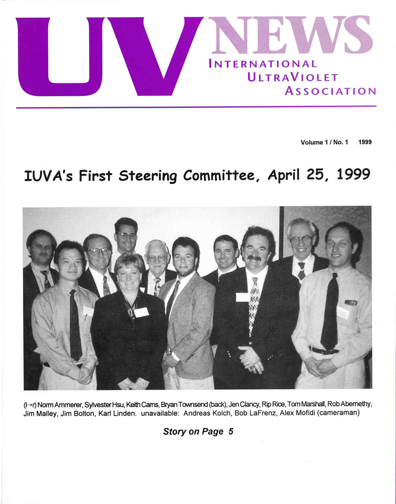 First IUVA News Cover 1999